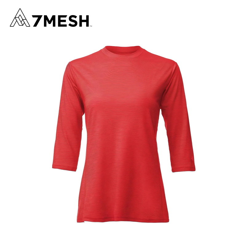 7mesh美利奴羊毛混纺3/4袖衫