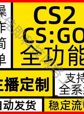CSGO/CS2/5E/B5/R0/steam官匹/国际服主播专用辅学习资料多平台