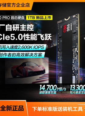 三星9100PRO 1T/2T台式机PC笔记本PS5电脑NVMePCIe5.0M.2固态硬盘