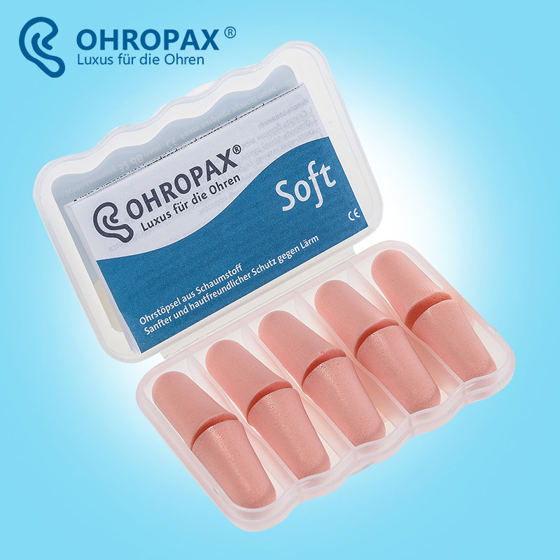 德国Ohropax Soft隔音耳塞防噪音降噪睡觉睡眠用超强防吵神器静音图片