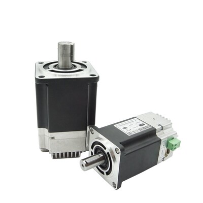 24V/48V集成式直流低压伺服一体电机驱动器支持脉冲/485/CAN控制