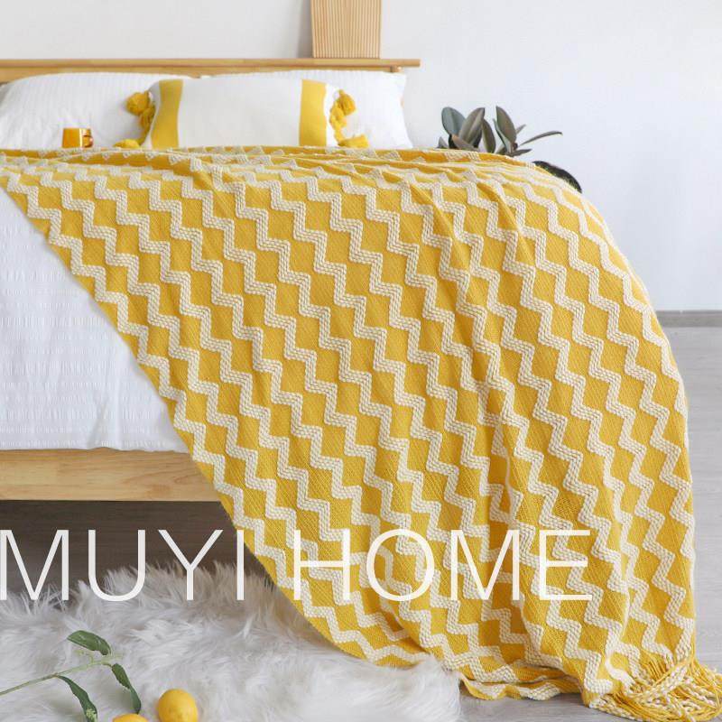 北欧针织流苏毛毯沙发盖毯酒店床尾巾民宿床尾毯午睡毯子床上搭巾,床上用品,休闲毯/毛毯/绒毯,淘宝优惠券,粉丝福利购,淘宝优惠卷