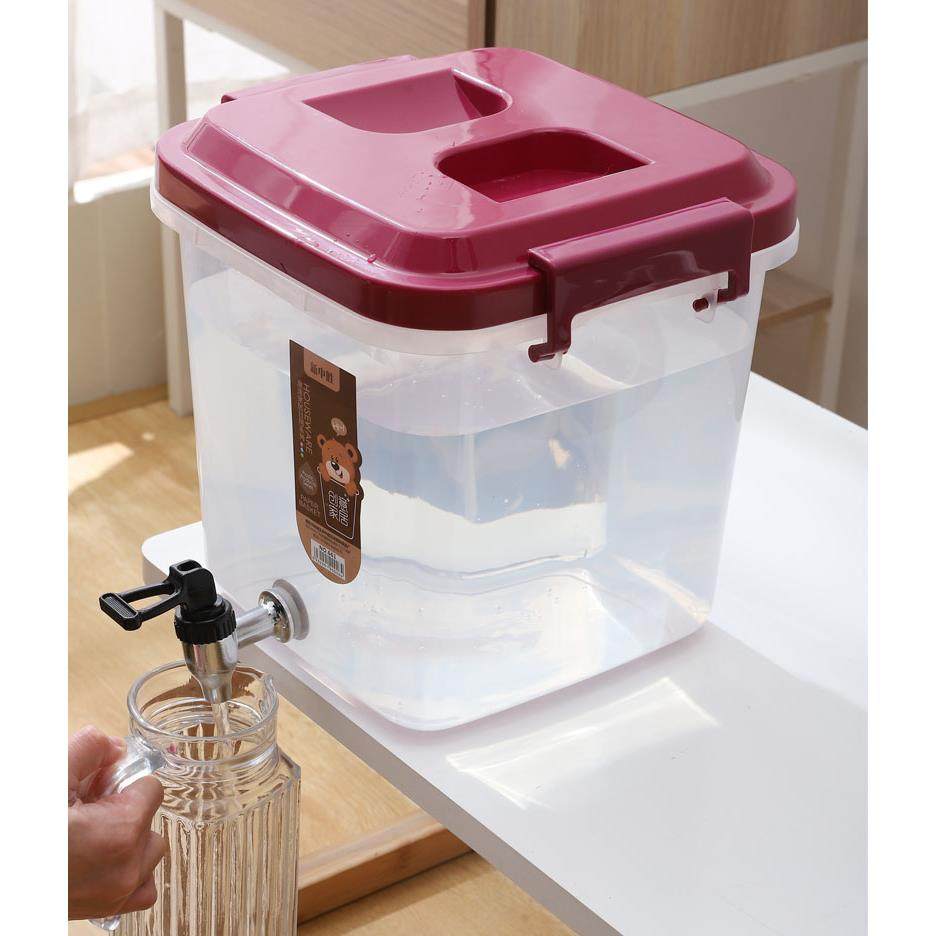 茶水桶10升储水桶茶台纯净带龙头茶几蓄储水桶果汁桶水桶带龙头