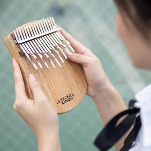 GECKO壁虎卡林巴琴17音21板式 kalimba琴 拇指琴手指钢初学者便携式