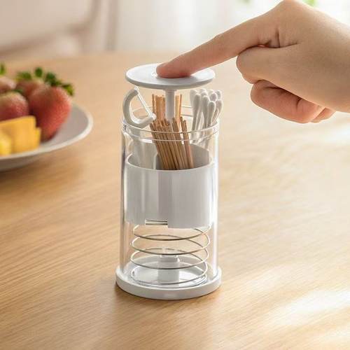 按压式牙签盒家用个性创