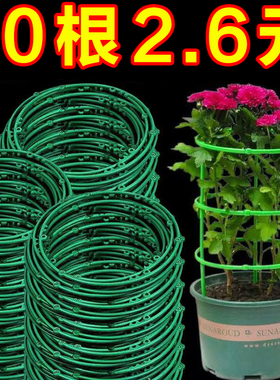 植物支架通用型花架拼接园艺兰花莲花花架子支撑杆内防掉爬藤架
