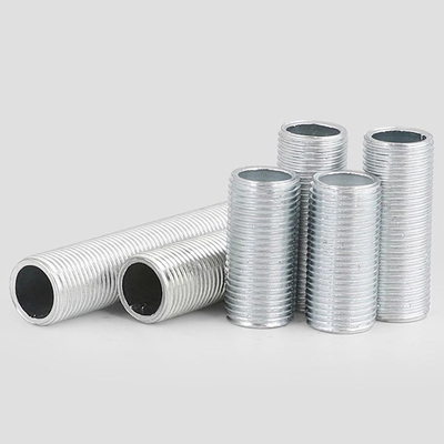 全牙空心螺杆灯具灯头连接螺纹牙管细牙牙杆通丝连接管M6M8M10M12