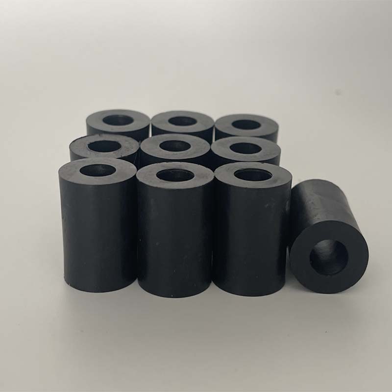 黑色塑料隔离柱尼龙空心圆柱电视机架增高垫空心圆柱加厚垫高柱