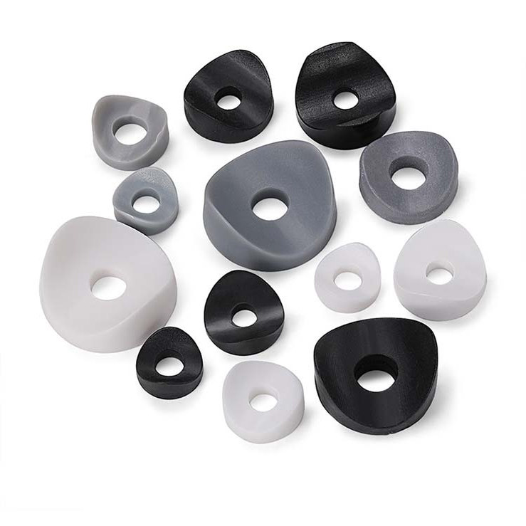 办公室椅脚塑料垫片19鸭嘴垫片连接件异形家具塑料配件鸭咀25mm