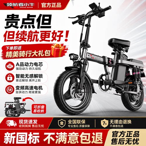 折叠电动自行车超轻便携式