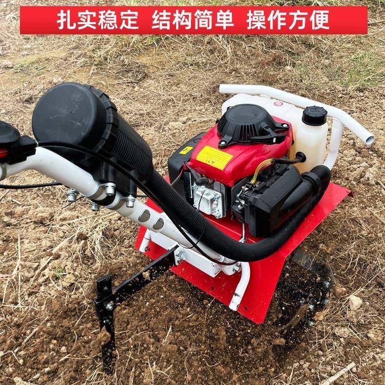 微耕机小型农用耕汽油旋机家用耕GRA田除开打地机草沟刨翻地松土