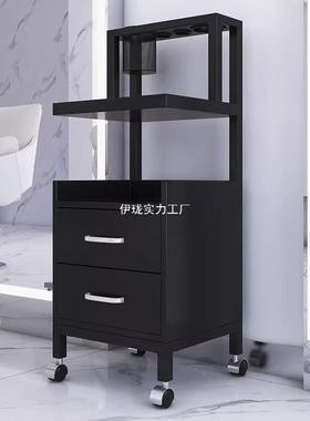 新款理发柜子发廊工店车具车美发店置物架工发具台美推小CCZ柜子