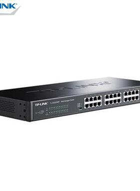 T电P-LIN4K24口全兆8V标准PoE供W千EB网管交换机企业BMQ网络黑色