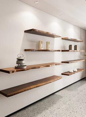 一墙上置物架木隔板挂墙隔板书架53748装字饰板不规则展示架上墙