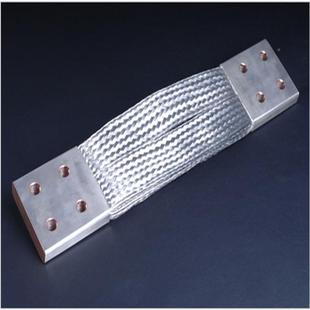 开XRT关气变压器用多股两头电铜板软间编中织线镀锡编织带连接