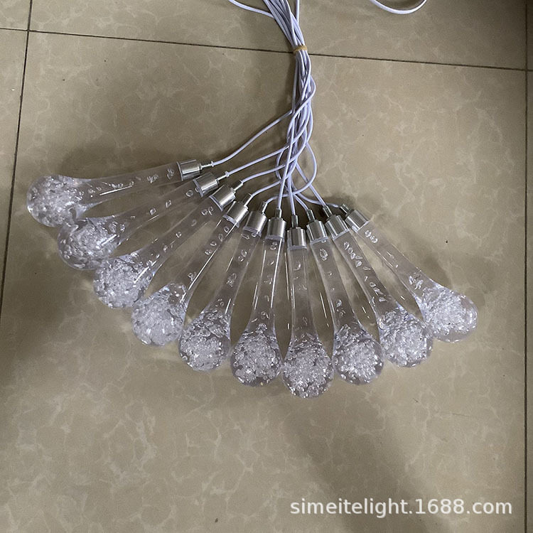 透明发光水滴吊饰婚庆商场舞台
