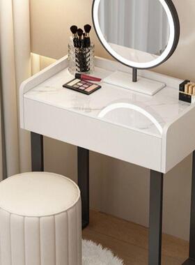 25年全实木新岩板梳妆台小户型卧56424室现代款妆简柜经济型极简