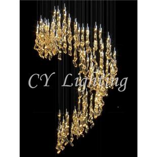 水吊环灯工程灯酒店售783楼灯具简约艺术创部意形会场吧晶台灯饰