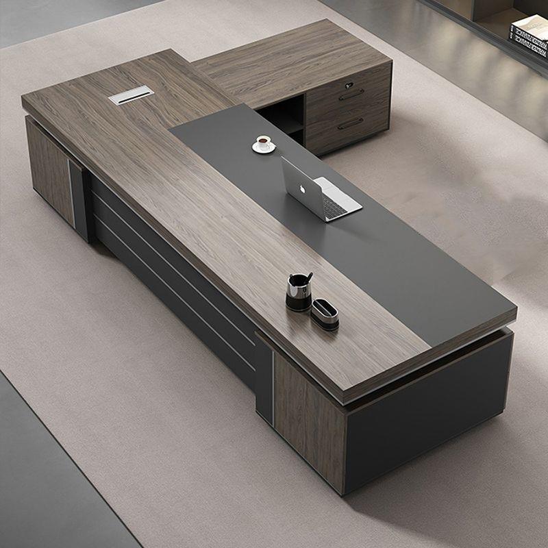 办公室老板办桌公椅组合高档桌大班台无品牌/裁经理桌总办公家具