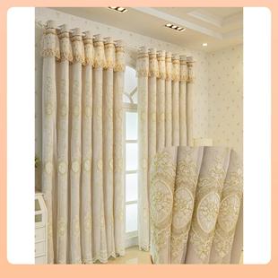 轻DMM¢客厅窗纱窗帘一体奢现简约卧代室双带纱欧式 遮光层2025