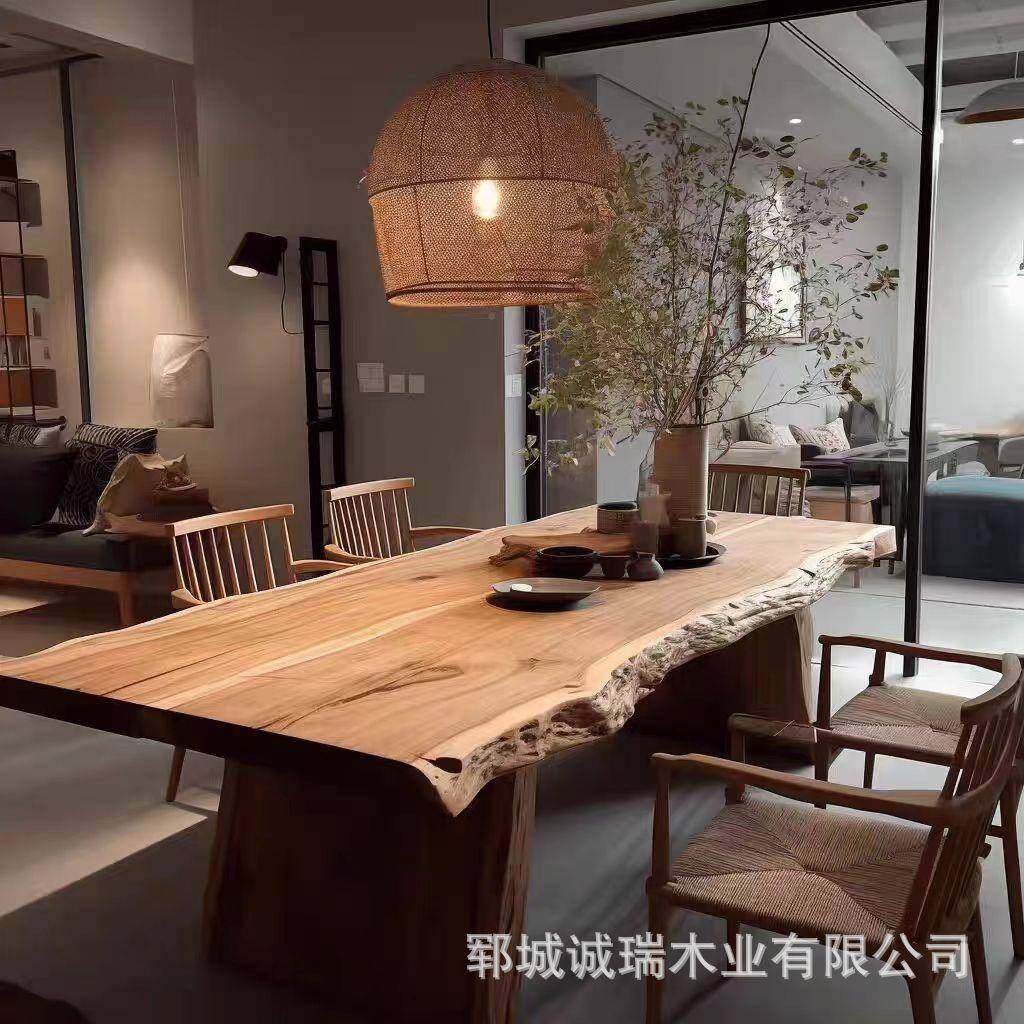 榆诧寂风实木大台板桌商用岛QSC茶桌椅组合风板化桌面办公桌老木,商业/办公家具,茶台/茶桌,淘宝优惠券,粉丝福利购,淘宝优惠卷