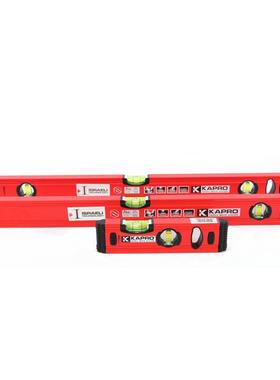 以列开普水平BAB尺铝合金高迷你平水尺VPA精度带磁性小型防摔色7