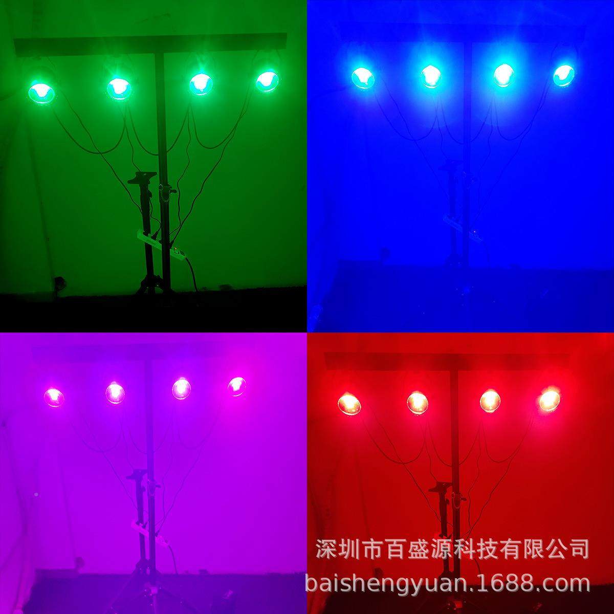 大功率LWED全彩帕变灯色背景染无品牌/氛围色灯DMX舞台灯30舞蹈室