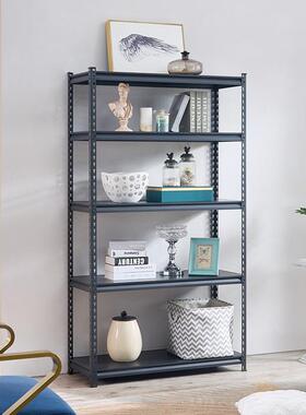家用多层置物卡扣储展示架落架铁仓架地外葫芦孔货架角钢90512超