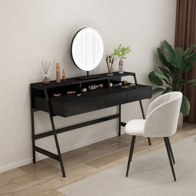 现代简约意式极简梳妆台网红轻奢卧室化妆台北欧设计师创意化妆桌