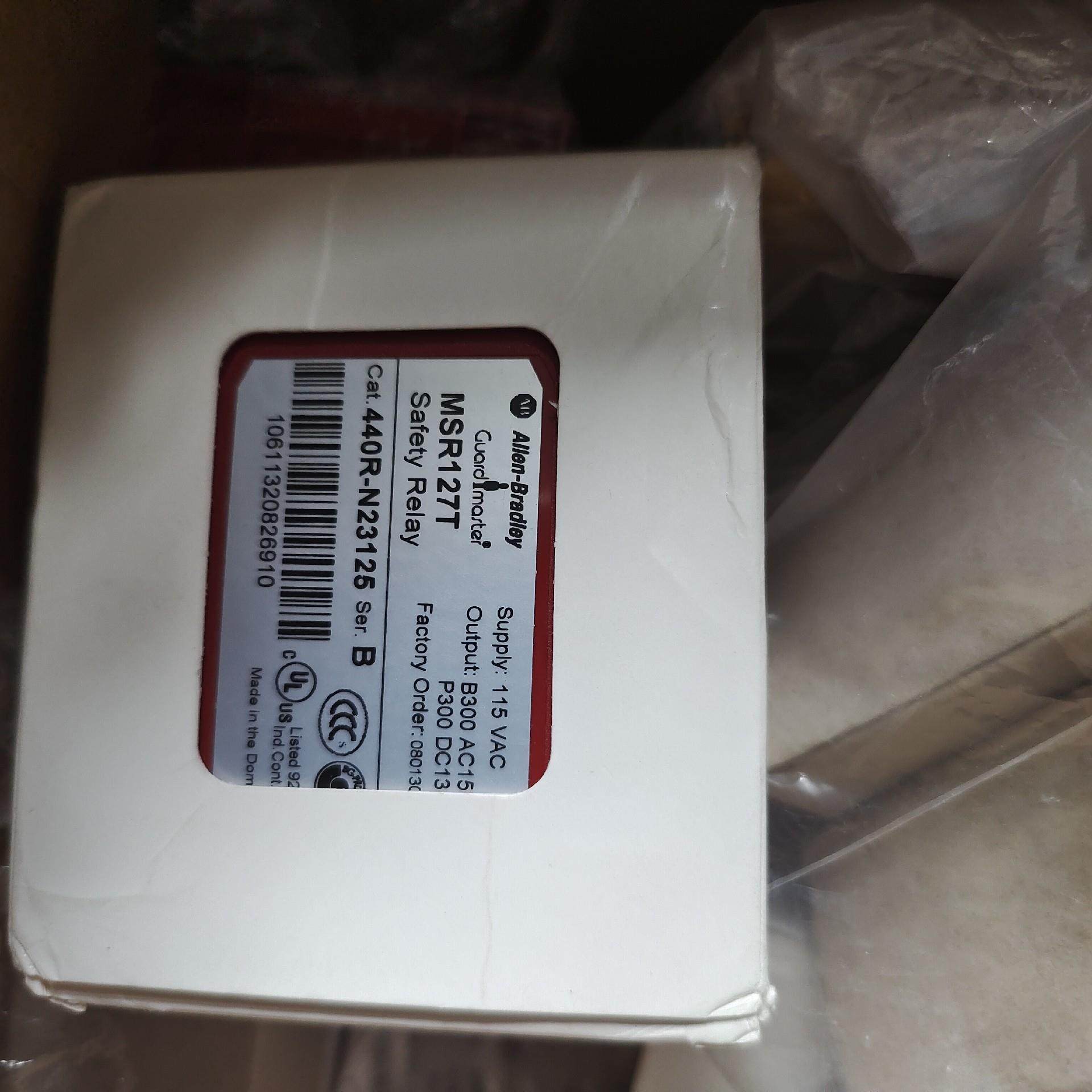 议~AB罗克韦尔安全继电器msR127T 440R-N23125