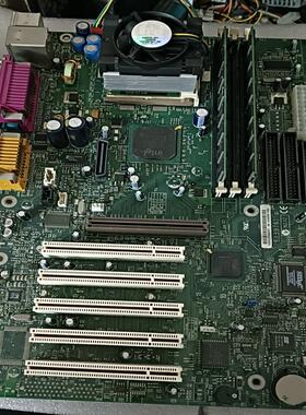 INTEL  D815EEA 工控主板 设备机主板 带网卡 配CPU 内存 风扇