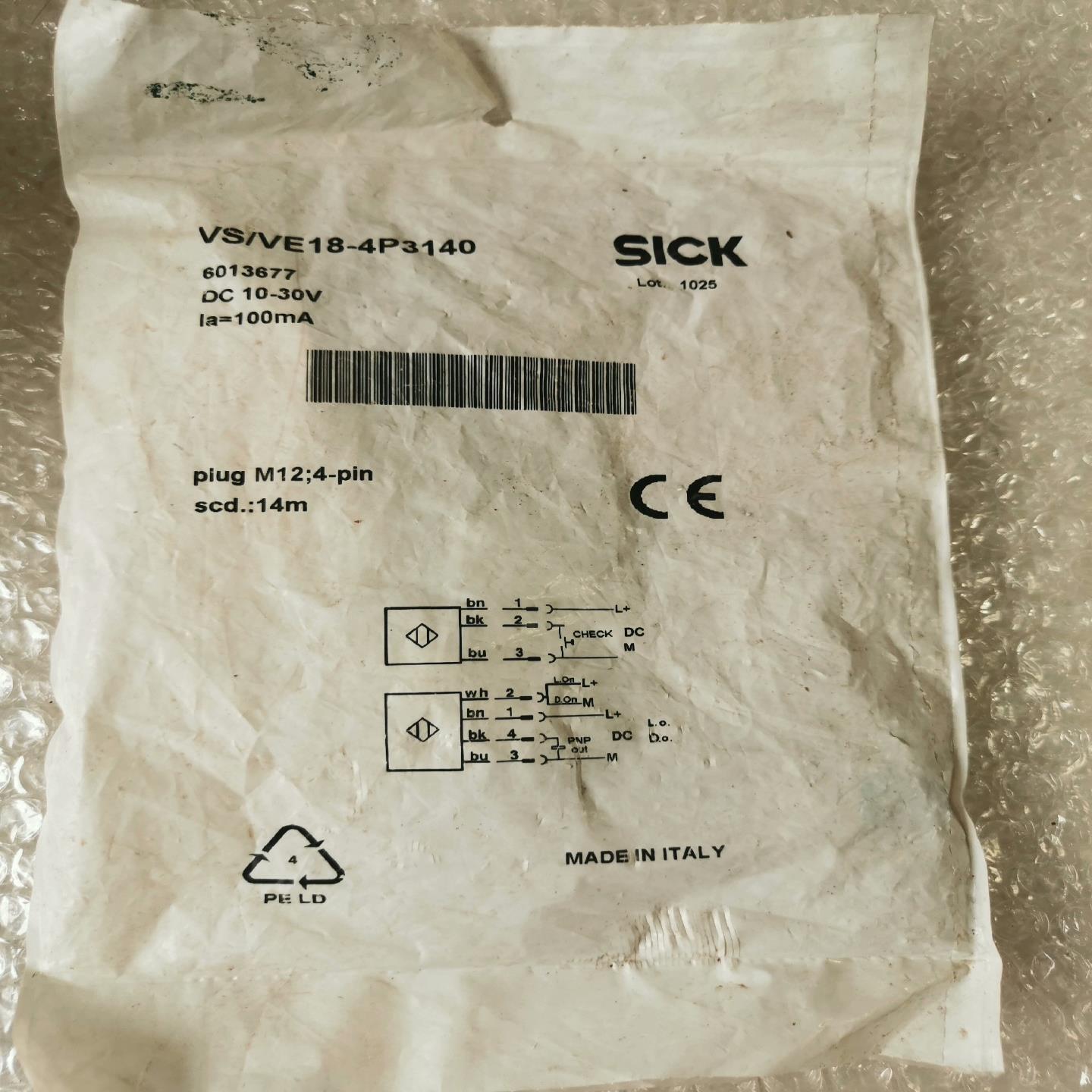 议价~SICK/西克，VS/ VE18-4P3140，光电传感器，