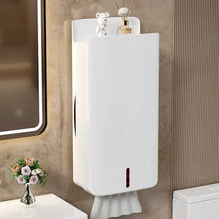 悬挂式抽纸盒大包纸巾盒收纳壁挂式家用厨房卫生间倒挂防水置物架