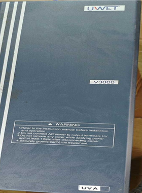 【汇生】UWET 深圳市优威电气V3000-4T0040，成色如图，【议价】