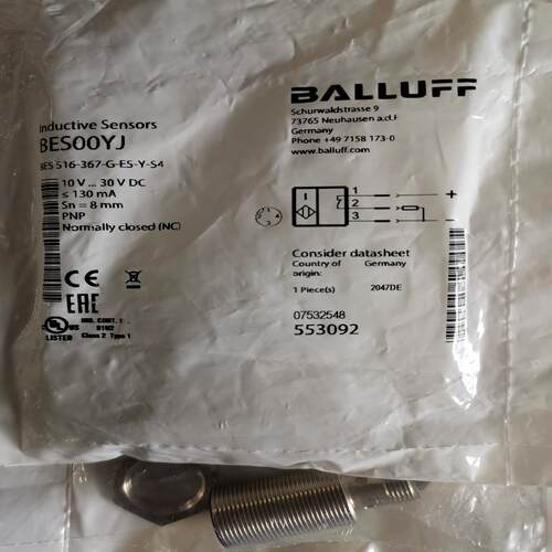 巴鲁夫BALLUFF传感器接近开关接近电感信号      B~询价