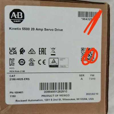 【汇生】原装AB克罗韦尔2198-H025-ERS伺服驱动器全新现货【议价