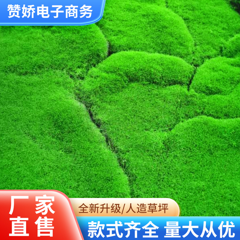 植毛石皮仿真草皮草坪青苔石盆景植物苔藓墙景青苔装饰石
