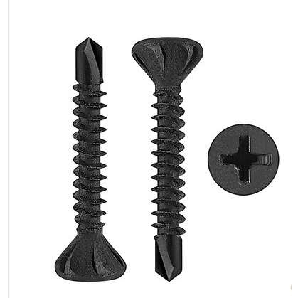 防滑钻尾螺丝 刮头刮刀带筋斜杠 硅酸钙板 水泥纤维板 四槽干壁钉