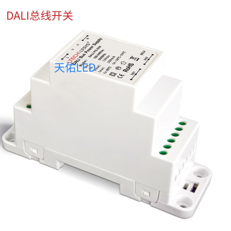 Ltech雷特DALI调光器控制器EDA1 EDA2 EDT3 EDT4 E6-DA1触摸面板