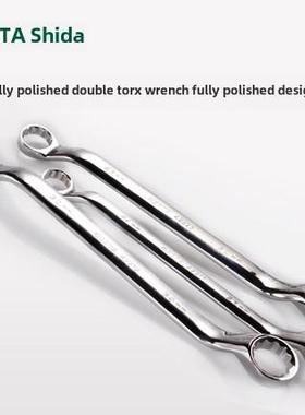 SATA全抛光双梅花扳手公制双头眼镜扳手8X10X12X13X14X17MM