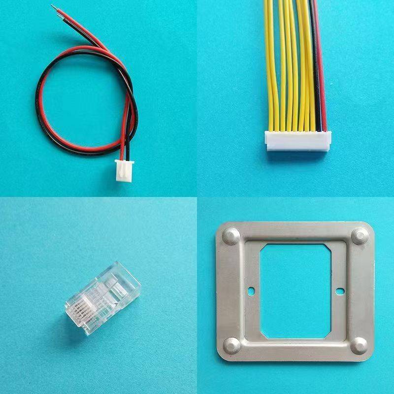 立林可视对讲2芯10芯连接线智能终端机 V31V32排插线电线挂板支架