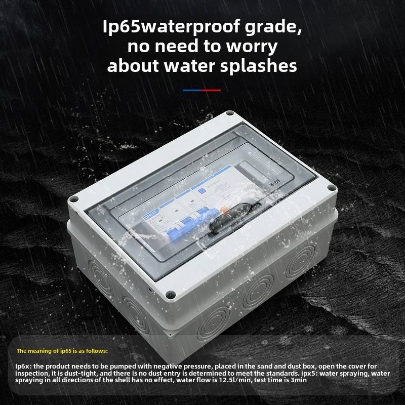 带空气开关漏电保护器组2P家用三相漏电保护器32A 63A 100A