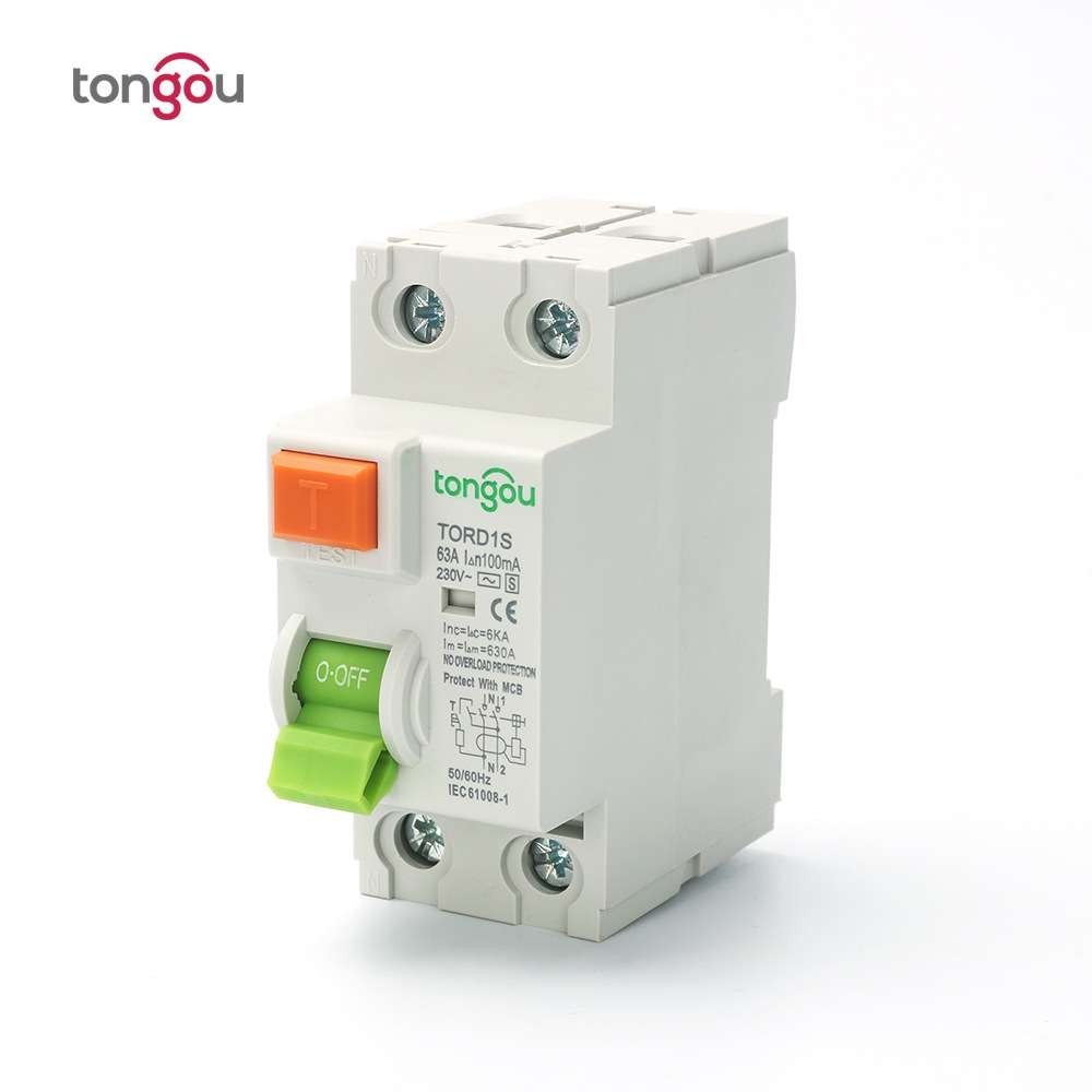 S型延时型漏电保护断路器漏电保护器2P63A漏电保护开 关RCCB跨境