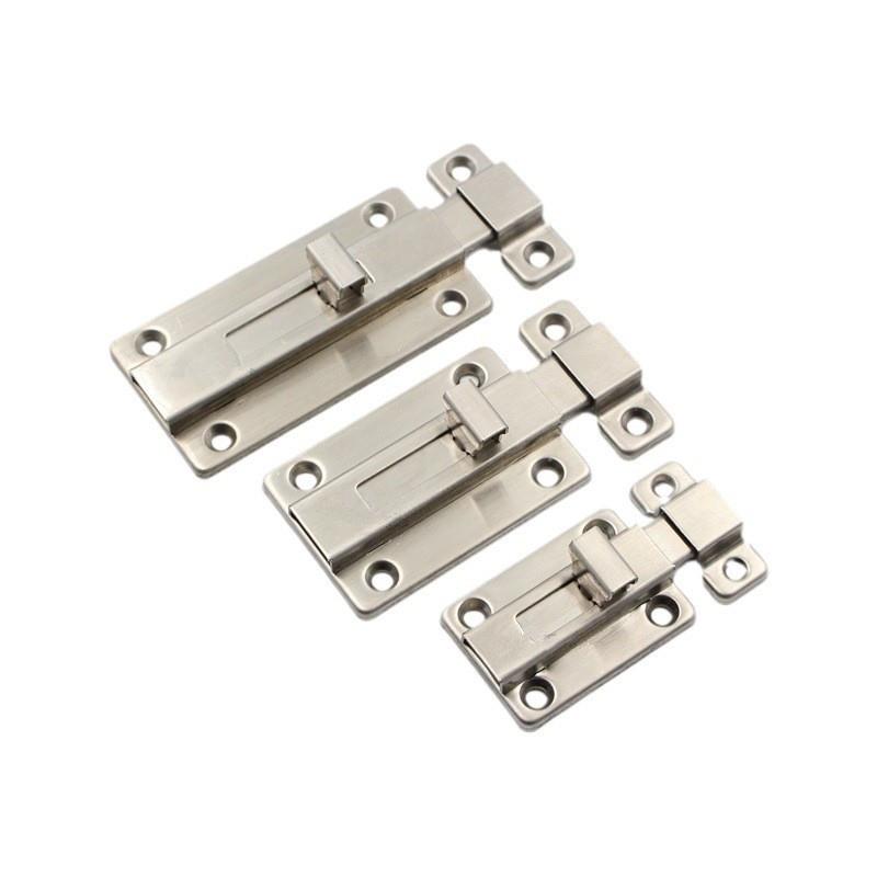 不锈钢双头插销左右插销门闩门栓 门插销 手动插销2寸3寸4寸插销