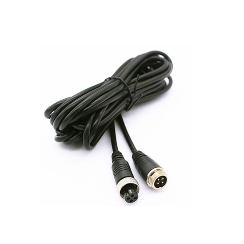 倒车图像半挂车弹簧螺旋电缆摄像机监控电缆卡车航空头视频延长电