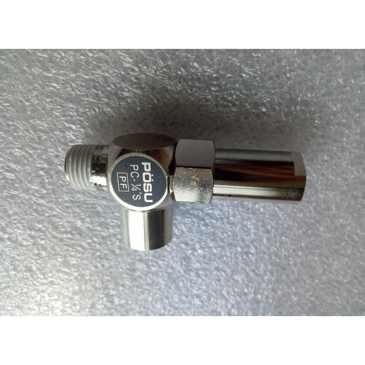 北钜SY德大首轮刀库气缸配件逆止阀止回阀POSU PC1/4接头 PC1/4S