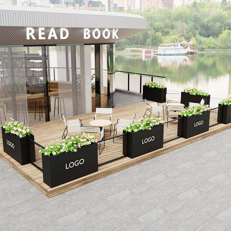 定制户外花箱隔断花坛庭院铁艺商业街咖啡店围栏饭厅奶茶店围挡,商业/办公家具,花坛/花箱,淘宝优惠券,粉丝福利购,淘宝优惠卷