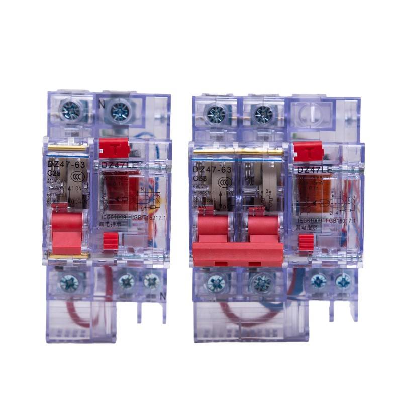 上海人民DZ47LE-63漏电保护器空气开关2P32a家用220v空开4P断路器