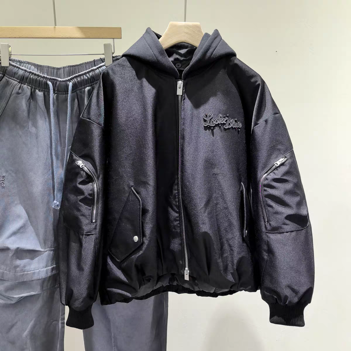 冬季可拆帽连帽90白鸭绒羽绒服