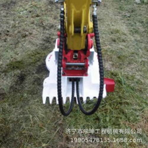 微挖割草机 堤破养护割草机 河坡杂草清理设备 挖机割草机